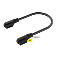 Corsair iCUE LINK Cable 2x 135mm with Slim 90A° connectors Black