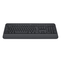Logitech Signature K650, Volle Größe (100%), Bluetooth, Membran Key Switch, QWERTY, Graphit