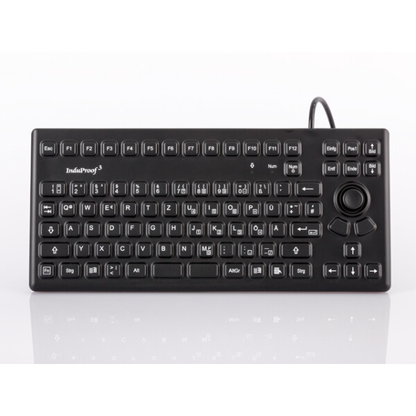 GETT TKG-086-MB-IP68-Black, Mini, USB, Mechanischer Switch, QWERTZ, Schwarz