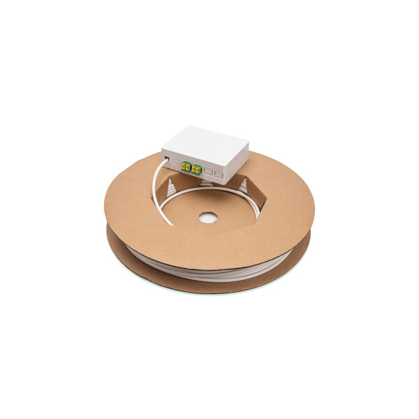DIGITUS Fttx Installationskit, Vorkonfektioniert, 4-Faser, LC/APC Stecker, Länge 50m