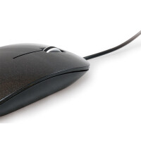 Conceptronic Optische Tischmaus, Beidhändig, Optisch, USB Typ-A, 800 DPI, Schwarz, Grau