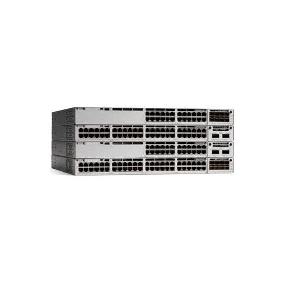 Cisco Catalyst C9300-48U-A, Managed, L2/L3, Gigabit Ethernet (10/100/1000), Vollduplex, Rack-Einbau