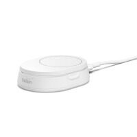 Belkin BoostCharge Pro, Drinnen, AC, Kabelloses Aufladen, 1,5 m, Weiß