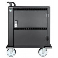 Manhattan 32-Port Ladeschrank auf Rollen 576 W, 32 USB-C PD-Ports, geräumige Fächer für Ha