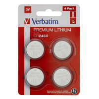 Verbatim CR2450, Einwegbatterie, CR2450, Lithium, 3 V, 4...