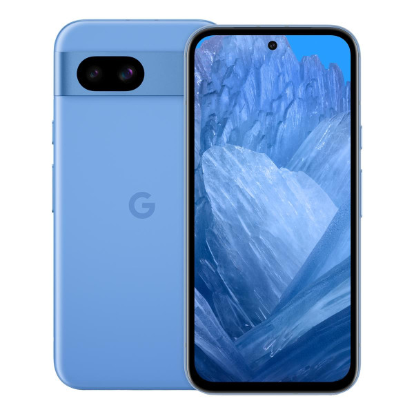 Google Pixel 8a, 15,5 cm (6.1"), 1080 x 2400 Pixel, 8 GB, 128 GB, 64 MP, Blau