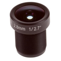 Axis M12 2.8mm F1.2, Linse, Drinnen, Schwarz, Axis,...