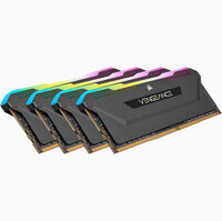 Corsair Vengeance RGB Pro CMH64GX4M4E3200C16 - 64 GB - 4 x 16 GB - DDR4 - 3200 MHz - 288-pin DIMM - Schwarz