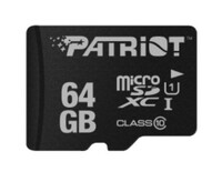 PATRIOT Memory PSF64GMDC10 - 64 GB - MicroSDXC - Klasse 10 - UHS-I - 80 MB/s - Class 1 (U1)