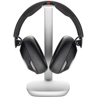 HP POLY Voyager Surround 85 UC USB-C-Headset, für Microsoft Teams zertifiziert, + USB-C/A-Adapter +Ladestation, Kabellos, Anrufe/Musik/Sport/Alltag, 20 - 20000 Hz, 275 g, Kopfhörer, Schwarz