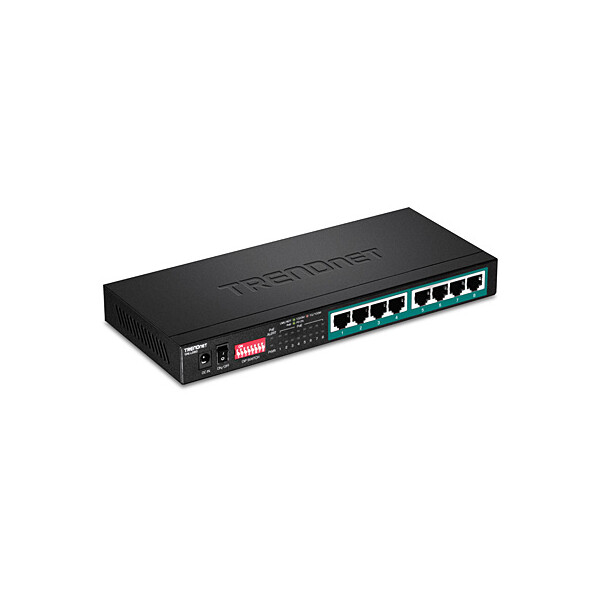 TRENDnet TPE-LG80, Unmanaged, Gigabit Ethernet (10/100/1000), Vollduplex, Power over Ethernet (PoE)