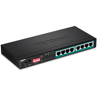 TRENDnet TPE-LG80, Unmanaged, Gigabit Ethernet...