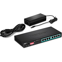 TRENDnet TPE-LG80, Unmanaged, Gigabit Ethernet (10/100/1000), Vollduplex, Power over Ethernet (PoE)