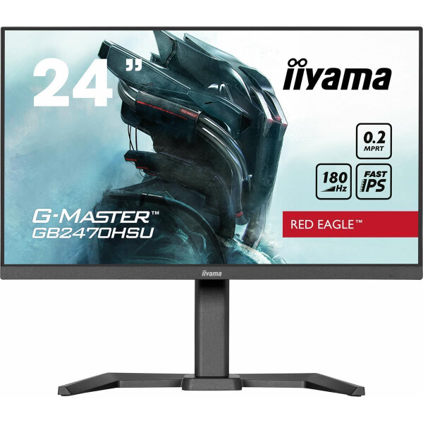 Iiyama G-MASTER GB2470HSU-B6, 60,5 cm (23.8"), 1920 x 1080 Pixel, Full HD, 0,2 ms, Schwarz