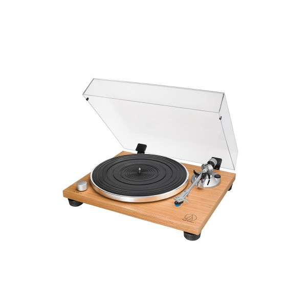 Audio-Technica AT-LPW30TK, Audio-Plattenspieler mit Riemenantrieb, Manuell, Holz, Aluminium, 33 1/3,45 RPM, 115/230V AC, 60/50 Hz