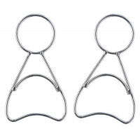Amazonas AZ-3041000, Aufhänge-Set, Silber, 200 kg, Galvanisiertes Metall, 130 mm, 220 mm