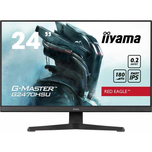 Iiyama G-MASTER G2470HSU-B6, 60,5 cm (23.8"), 1920 x 1080 Pixel, Full HD, 0,2 ms, Schwarz