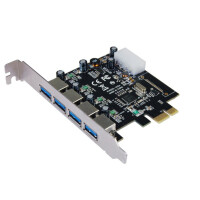 Longshine LCS-6380-4, PCIe, USB 3.2 Gen 1 (3.1 Gen 1),...