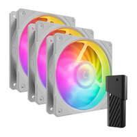 Cooler Master CooMas Mobius 120P ARGB 3-Pack White