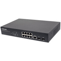 Intellinet 8-Port Gigabit Ethernet PoE+ Web-Managed...