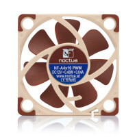 Noctua NF-A4X10 24V PWM, Ventilator, 4 cm, 5000 RPM, 19,6 dB, 8,9 m³/h, Beige, Braun