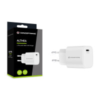 Conceptronic 1-Port 20W USB-C PD-Ladegerät, Drinnen,...