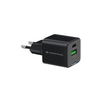 Conceptronic 2-Port 20W GaN USB-PD-Ladegerät, USB-C...