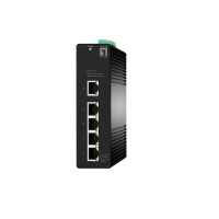 LevelOne Hilbert 5-Port Industrial Gigabit Smart Lite...