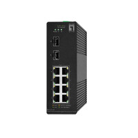 LevelOne Hilbert 10-Port Gigabit PoE Smart Lite Switch, 8...