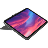 Logitech Combo Touch, QWERTY, UK Englisch, Touchpad, 1,8 cm, 1 mm, Apple