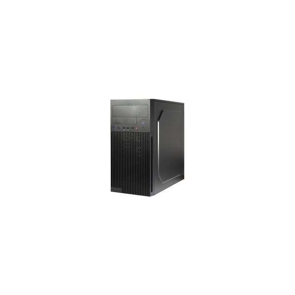 Inter-Tech Geh IT-6521 black Micro-Tower 2xUSB 3.2 Gen 1 - Tower - ATX