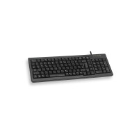 Cherry XS Complete, Volle Größe (100%), Kabelgebunden, USB, Mechanischer Switch, QWERTY, Schwarz