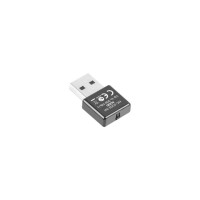 Lanberg NC-0300-WI, Kabellos, USB, 2400 Mbit/s, Schwarz