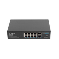 Lanberg RSFE-8P-2GE-120 - Unmanaged - Gigabit Ethernet...