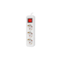 Lanberg PS1-03F-0150-W, 1,5 m, Drinnen, Typ F, Type F...