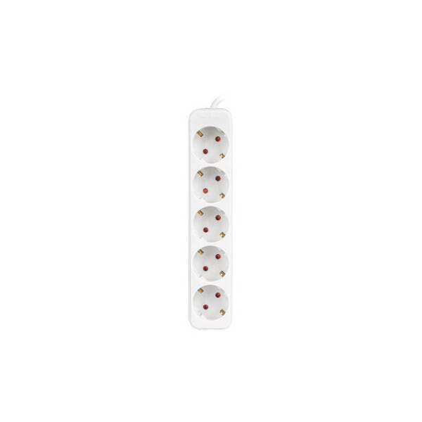 Lanberg PS0-05F-0150-W, 1,5 m, Drinnen, Typ F, Type F (CEE 7/4), IP20, Weiß