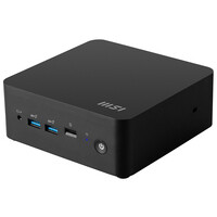 MSI Barebone Cubi Nuc 1Mg-008Bde Intel i5-120U black ohne OS - Barebone - Core i5 Mobile