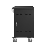 AVer E24C+, Multimedia-Trolley, Schwarz, Laptop/Tablet, 39,6 cm (15.6"), 2 Regale, China