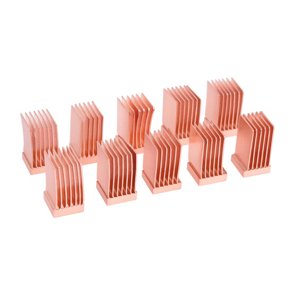 Alphacool 17425, Kühlkörper, Kupfer, Kupfer, 6,5 mm, 6,5 mm, 10 Stück(e)