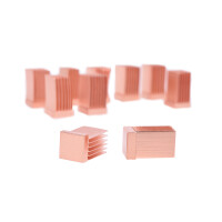 Alphacool 17425, Kühlkörper, Kupfer, Kupfer, 6,5 mm, 6,5 mm, 10 Stück(e)