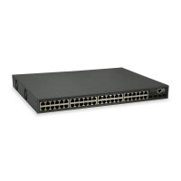 LevelOne 52-Port L3 Lite Managed Gigabit PoE Switch, 4 x...