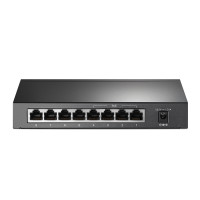 TP-LINK 8-Port 10/100Mbps Desktop Switch mit 4-Port PoE+, Unmanaged, Fast Ethernet (10/100), Vollduplex, Power over Ethernet (PoE), Wandmontage