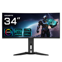 Gigabyte OLED WQHD Curved Gaming Monitor MO34WQC2 - 34...