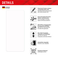 DISPLEX Panzerglas (10H, 2D) für Samsung Galaxy A54 5G, Eco-Montagerahmen, kratzer-resistent, Samsung, Galaxy A54 5G, Schlagfest, Kratzresistent, Staubresistent, Transparent, 1 Stück(e)