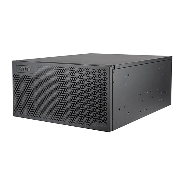SilverStone RM52, Rack, Server, Schwarz, ATX, micro ATX, Mini-ITX, Stahl, 5U
