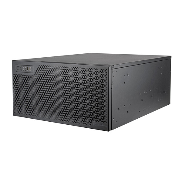 SilverStone RM52, Rack, Server, Schwarz, ATX, micro ATX, Mini-ITX, Stahl, 5U