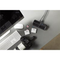 Kingston USB 3.2 Gen 1 Workflow 5G USB-A und USB-C miniHub, USB 3.2 Gen 1 (3.1 Gen 1) Type-C, USB 3.2 Gen 1 (3.1 Gen 1) Type-A, USB 3.2 Gen 1 (3.1 Gen 1) Type-C, 5000 Mbit/s, Silber, China, Workflow