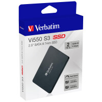 Verbatim Vi550 S3, 2 TB, 2.5", 550 MB/s, 6 Gbit/s