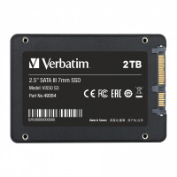 Verbatim Vi550 S3, 2 TB, 2.5", 550 MB/s, 6 Gbit/s