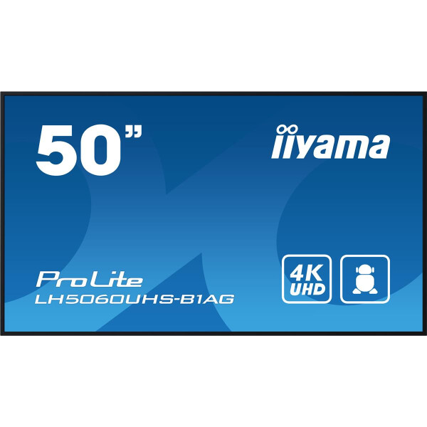 Iiyama LH5060UHS-B1AG, Digitale A-Platine, 125,7 cm (49.5"), LED, 3840 x 2160 Pixel, WLAN, 24/7